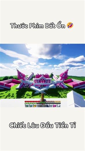 Chiếc Lâu Đài Tiền Tỉ #shorts #minecraft