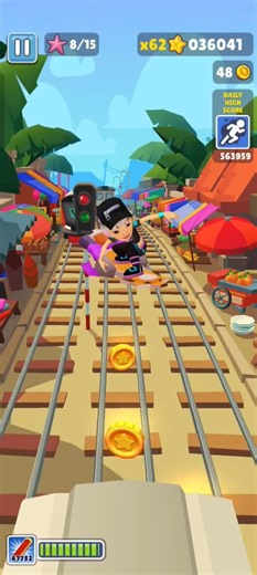 Wait For end 😱 Rin🐰 SUBWAY SURFERS World tour Bali 945 shorts #shortsfeed #subwaysurfers