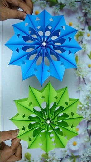 3D Paper Snowflake ❄️Easy Paper Crafts For Christmas🎄