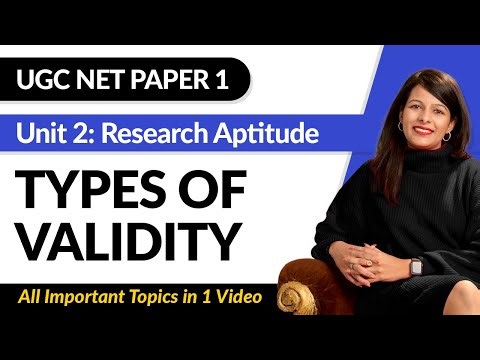 Types of Validity | UGC NET Paper 1| Unit 2: Research Aptitude | Arpita Karwa