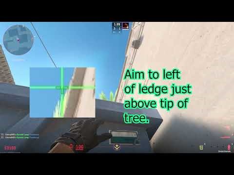 Easy Xbox Smoke from Long A Dust2 #cs2