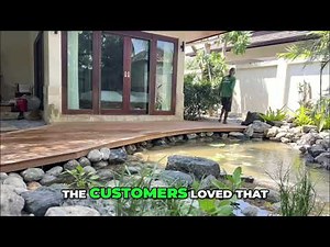 Spectacular Pond & Waterfall Designer Luxury Backyard Transformation!