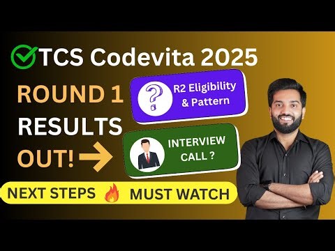 TCS CodeVita 2025 | Round 1 Results are Announced What NEXT ????