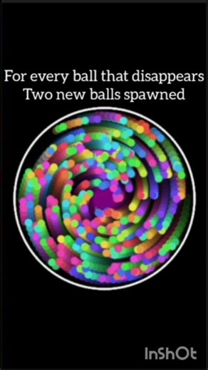 Balls become unstoppable 😮 #coding #animation #programming #simulation #asmrsounds