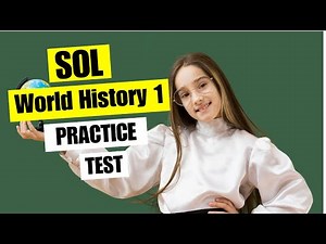 SOL Practice Test 2026 World History 1 SOL Examination Preparation Guide Questions & Answers