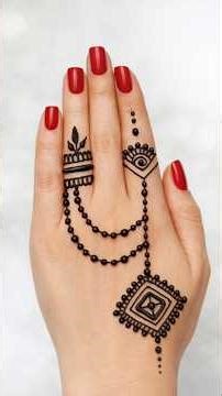 stylish back hand mehandi design #mehndi #henna #letestmehndi #mehandidesigns