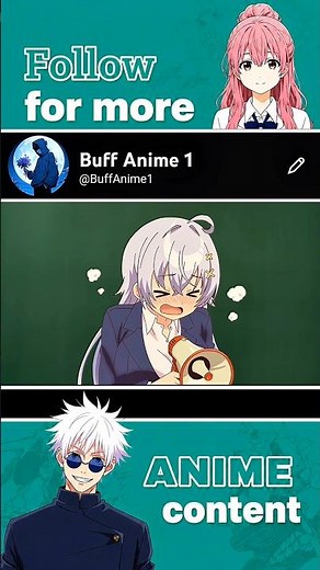 Yowayowa Sensei||#Buffanime1 #anime #shorts #ba1 #100M