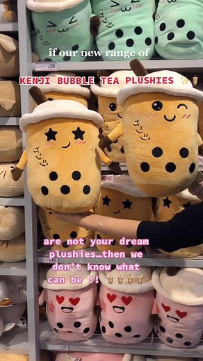 Your dream plushies just arrived in stores! Head to your nearest KENJI to get yours 🧋 #kenjistore #manchester #liverpool #meadowhall #preston #kawaii