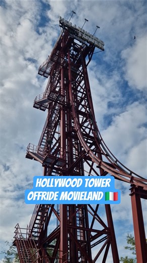 Hollywood Tower Offride Movieland 🎡🇮🇹 #movieland #italy #themepark #Tower #freizeitpark #ride #viral