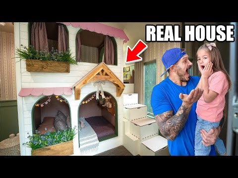 I Built A Luxury Playhouse Bunk Bed