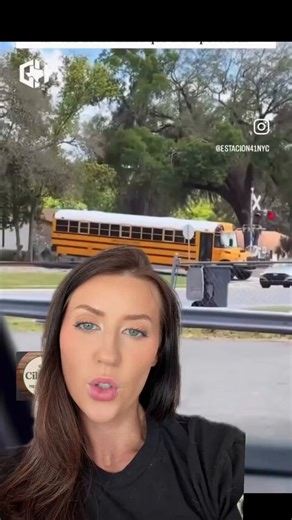 💥 A school bus driver stops the bus right after crossing railroad tracks… all because the kids were being too loud.She claimed she couldn’t drive safely because the kids were being too loud, so she stopped the bus immediately after crossing at a stop sign that was way too close. Texas law requires school buses to stop at least 15 feet away from railroad tracks.As the train comes barreling through with lights flashing, you can see the bus suddenly creep forward at the very last second, narrowly 