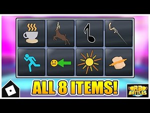 How to get ALL 8 ITEMS + LOCATIONS in RB BATTLES! (Activated Resonator) | Roblox RB Battles 3 Event