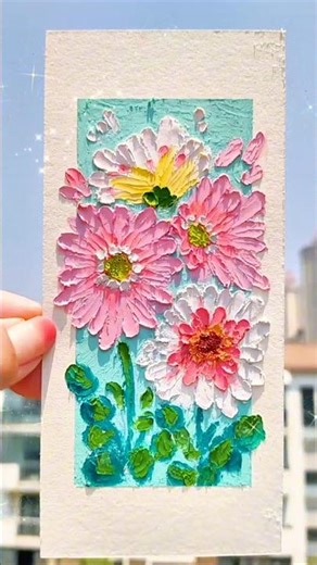 How To Draw Beautiful Flowers🌼🌸#easydrawing #art #oilpastels #flowers