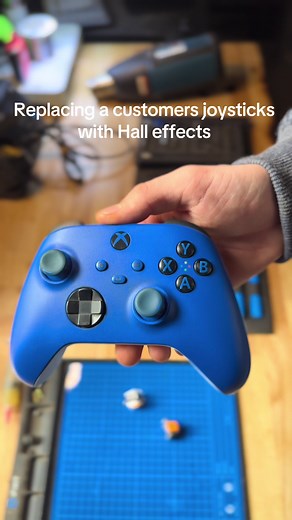 Replace Xbox Joysticks with Hall Effect Sensors