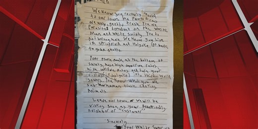 Belchertown business owners speak out after receiving racist, threatening letter