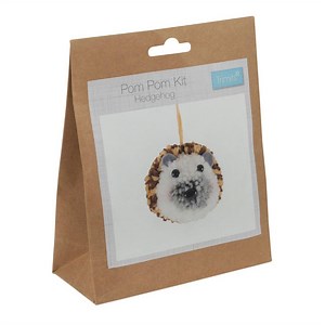 Pom Pom Decoration Hedgehog Kit