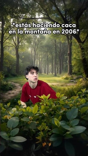 YOU'RE POOPING IN THE MOUNTAINS IN 2006 💩 #shorts