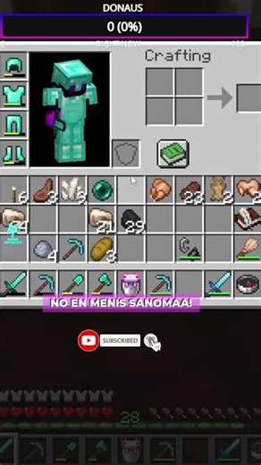 EI VOI OLLA!!! #minecraft #shorts #fails