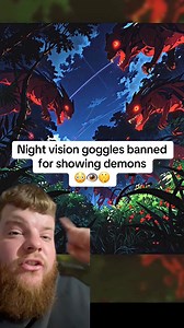 These goggles were banned because people saw demons 😳 #banned #goggles #night #demons #scary #soldier #weird #strange | itsweirdtime