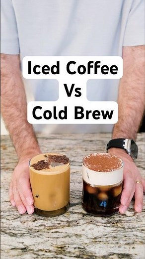Iced Coffee vs. Cold Brew – What’s the Real Difference? #coffeelovers #icedcoffee #coldbrew