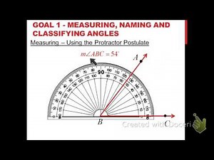 Measuring and Classifying Angles