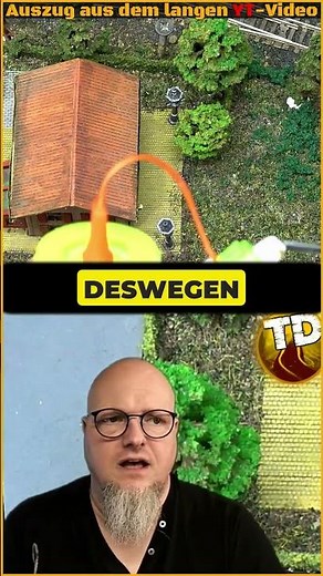 Introduction of self-growing bushes for model railways #shorts