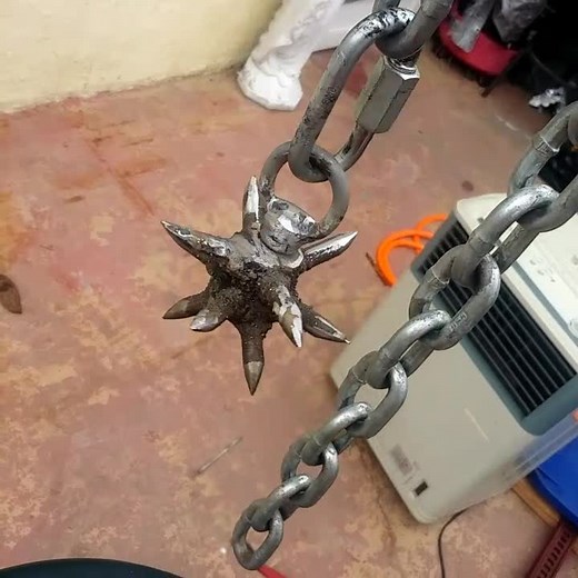 Medieval Morning Star Flail: DIY Welded Chain Weapon