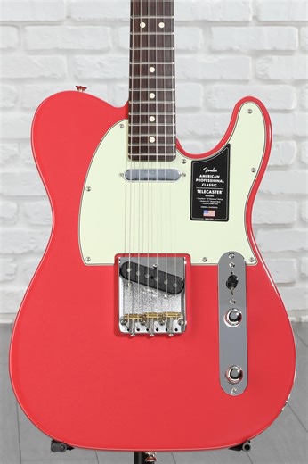Fender American Professional Classic Telecaster Electric Guitar - Faded Dakota Red