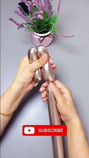 Easy Balloon Flower Tutorial | Beautiful Balloon Flower Making at Home 🌸🎈 #balloons #greenballoon