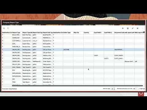 Oracle Warehouse Management | Print Packing Slips During Waving