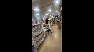 Failed backflip on folding chair at Walmart in Clarksville, USA