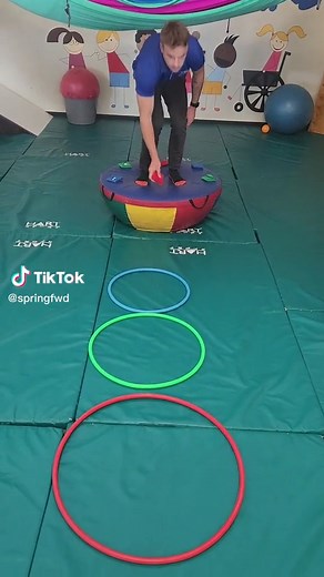 Balance Ball and Hoola Hoop Activities for Kids