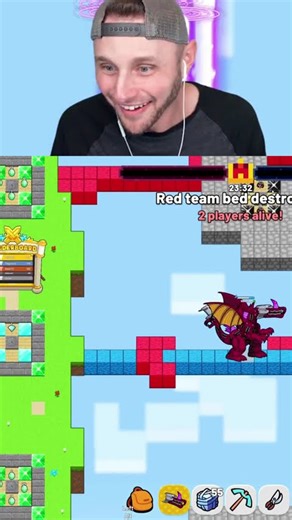 Bed Wars Victory: Epic Comeback! @SSundee @playallout #SSundee #allout #paidpartner #shorts