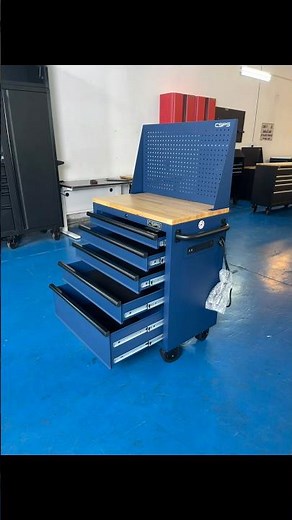 No electricity but CSPS cabinet with Bison parts tray #csps #detailing #Garage #tools #xsafe