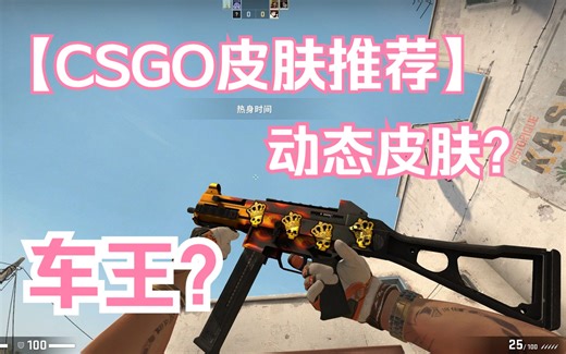 【CSGO皮肤推荐】曾经的顶流 没落的王者小故事之UMP45为什么叫车王？这玩意还有动态皮肤？