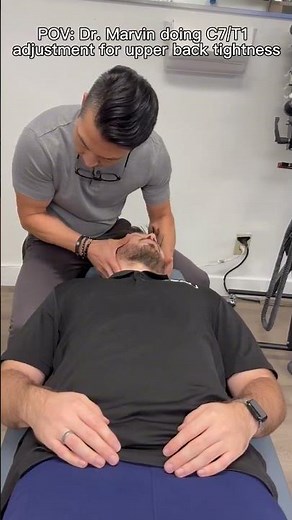 C7/T1 adjustment for upper back tightness