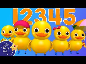 Five Little Ducks + More Nursery Rhymes & Kids Songs - ABCs and 123s | Learn with Little Baby Bum