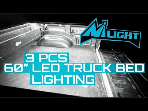 Nilight 3 Pcs 60in LED Truck Bed Lighting Strip Install and Review