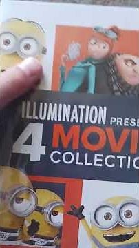 illumination presents 4 movie collection dvd unboxing