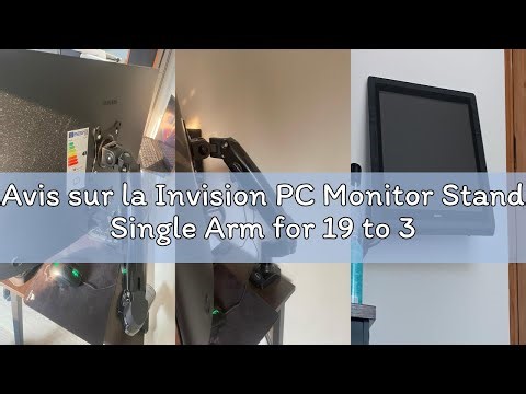 Avis sur la Invision PC Monitor Stand Single Arm for 19 to 32 Inch Monitors, Desk Clamp VESA 75/100