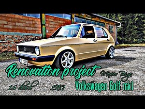 1982 Volkswagen Golf mk1 / Rabbit mk1 (1.6 diesel) Full restoration project