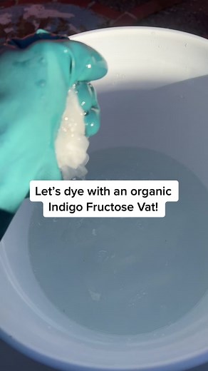 Traditional Indigo Dyeing with Fructose Vat Process
