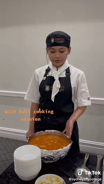 SCCM Cookery Student Buffet Food Preparation