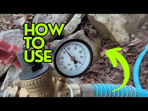 How to Use an (Adjustable) RV Water Pressure Regulator