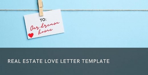 Real Estate Love Letter Template