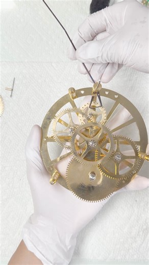 Assembling and Testing The Beautiful Swinging Mystery Clock #clock #clocks #antiqueclock #mantelclock #mystery #collection #clockwork #clockmaker #dongho #donghoco #reelsvideoシ #reelsfacebook #reels #shortsreels #short #viral | TN24H - Clocks & Watches