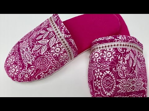 How to make soft slippers at home