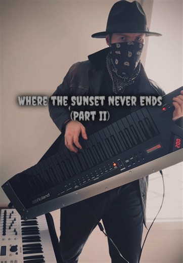 Where the Sunset Never Ends (Part II) #darksynth #synthwave #darkwave #keytar #guitar