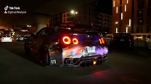 GT-R flames on the road 💥🔥🔥🔥💥 #nissan #gtr #flames #cars #carslover