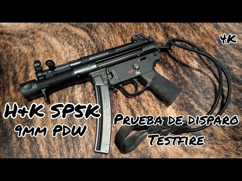 H&K SP5K 9mm PDW (Prueba de fuego) (Testfire)